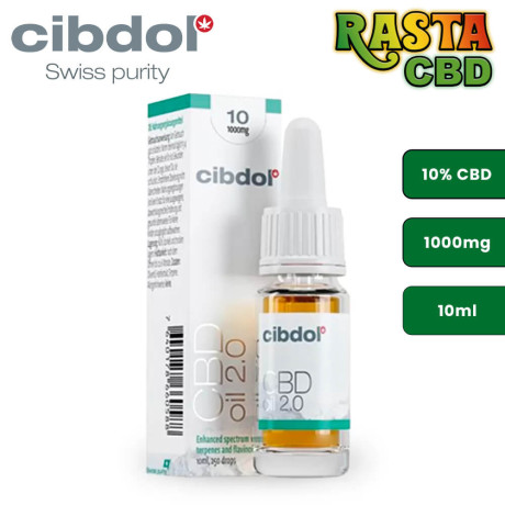 HUILE DE CBD 2.0 CIBDOL 10% 1000mg Cibdol - 1