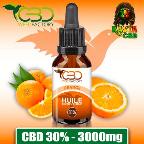 HUILE DE CBD WEED FACTORY 30% 3000mg - Orange WEED FACTORY - 1