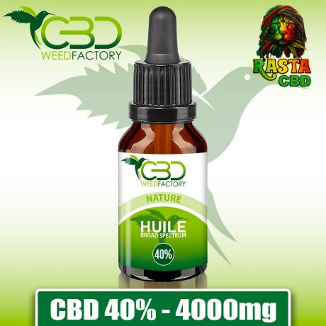 HUILE DE CBD WEED FACTORY 40% 4000mg - Nature WEED FACTORY - 1