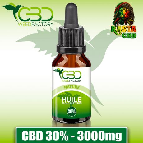 HUILE DE CBD WEED FACTORY 30% 3000mg - Nature WEED FACTORY - 1
