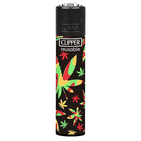 BRIQUET CLIPPER RASTA DECOR FEUILLE CLIPPER - 1