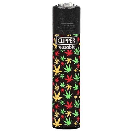 BRIQUET CLIPPER RASTA DECOR FEUILLE CLIPPER - 4