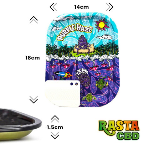 PETIT PLATEAU À ROULER BEST BUDS PURPLE HAZE METALLIQUE Best Buds - 1