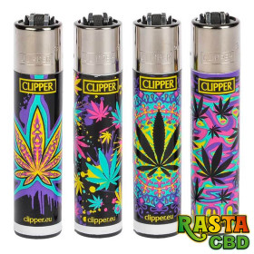BRIQUET CLIPPER NEON DECOR FEUILLE BRIQUET CLIPPER NEON DECOR FEUILLE CLIPPER - 5