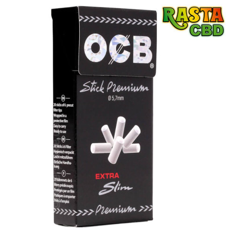 BOÎTE DE 120 FILTRES OCB EXTRA SLIM STICK OCB - 1